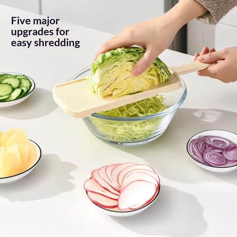 Vegetable Slicer Grater Cabbage Grater Slicer Cutter Shredders For Various Ingredient Handling Multi-Functional Kitchen Gadget