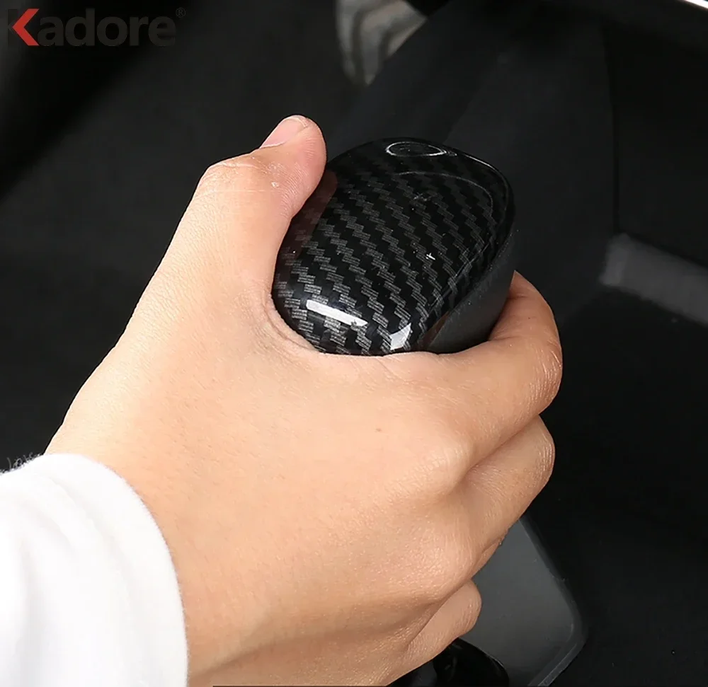 لنيسان ألتيما 2019-2025 في ألياف الكربون في مقبض ناقل حركة السيارة غطاء رأس الكسوة الداخلية ملصق السيارة اكسسوارات التصميم