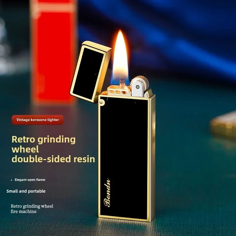 

Высококачественная портативная ретро керосиновая зажигалка, металлическая зажигалка с шлифовальным кругом, прикуриватель с открытым пламенем, женские и мужские подарки