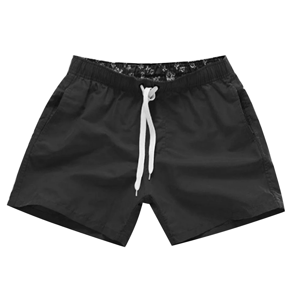 Mens Beach Shorts,Classic GYM Workout Boxer Pants,Drawstring Swim Trunks,Quick-drying Sexy Thin Sports,Jogging Mesh Bottoms