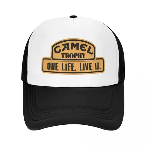 Custom Camel Trophy One Life Live It Baseball Cap Women Men Adjustable Trucker Hat Streetwear Snapback Caps