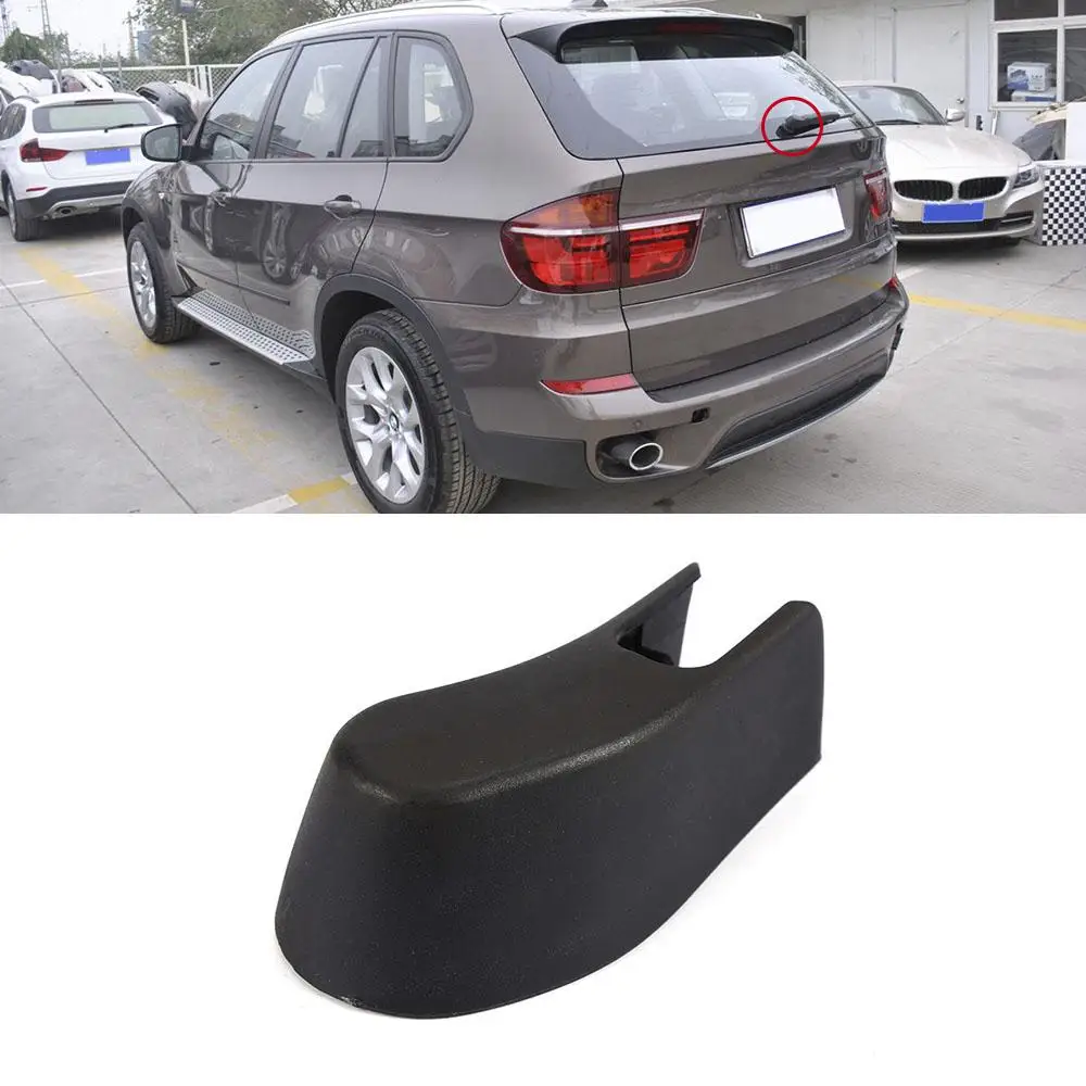 1 Piece X5 E70 2007-2013 Car Rear Wiper Arm Nut Cover Replacement Part Car Rear Wiper Arm Cover Plastic