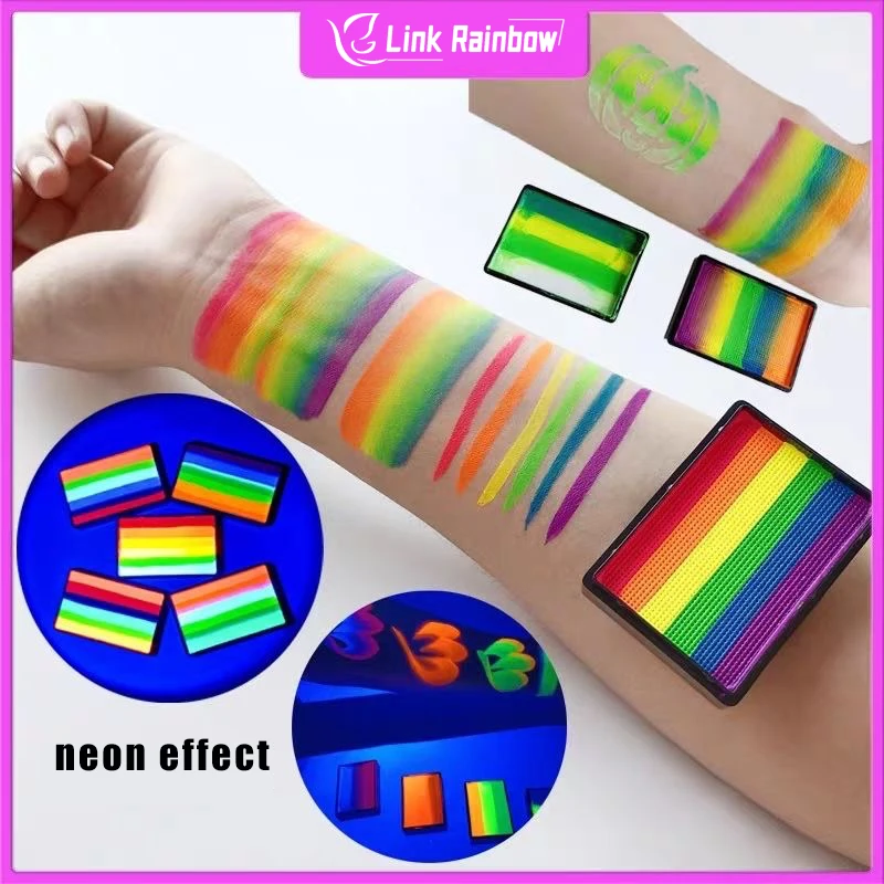 30g UV Face Body Painting Safe Kids Flash Tattoo  Art Party Makeup  Palette