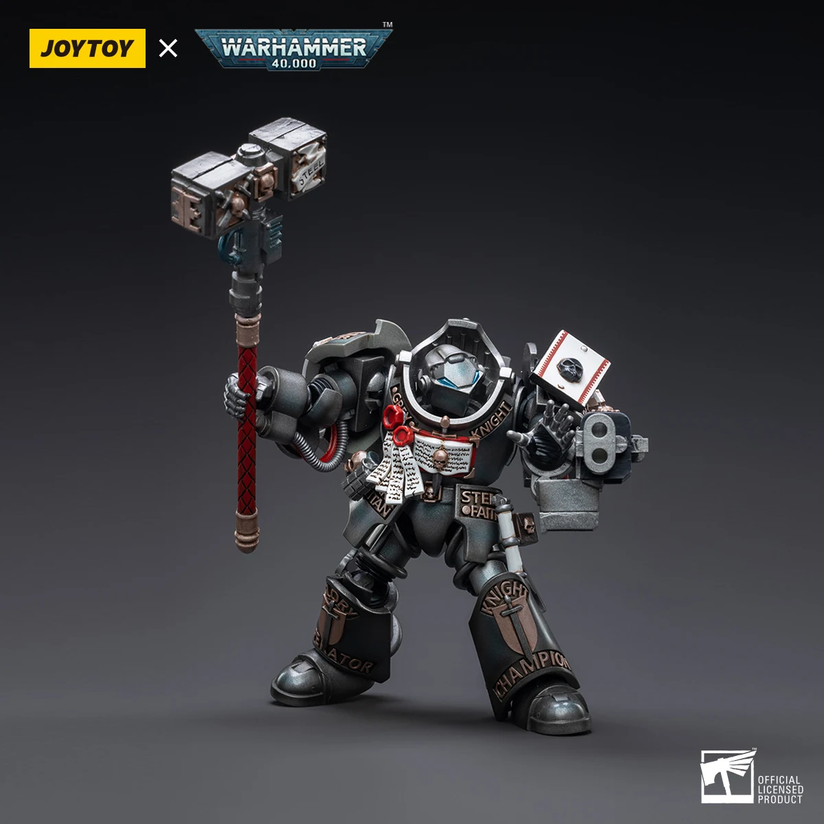 JOYTOY Warhammer 40K Szare Rycerze Terminator Caddon Vibova Figurka Akcji Zabawki Lalka Caddon Vibova Model Kolekcja dla Fanów