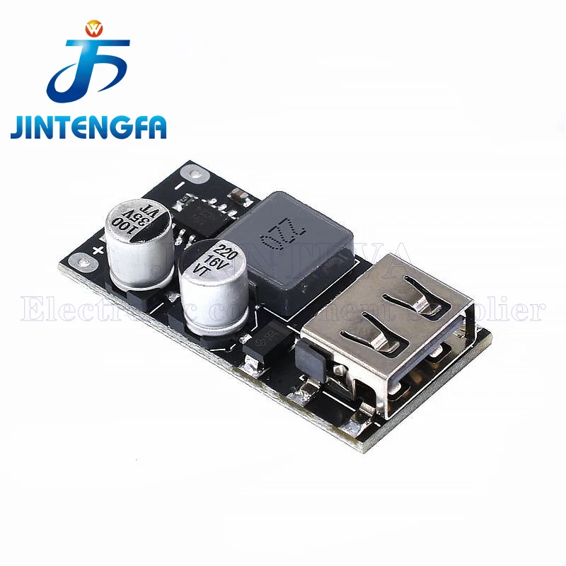 USB QC3.0 QC2.0 USB DC-DC Buck Converter Charging Step Down Module 6-32V 9V 12V 24V to Fast Quick Charger Circuit Board 5V