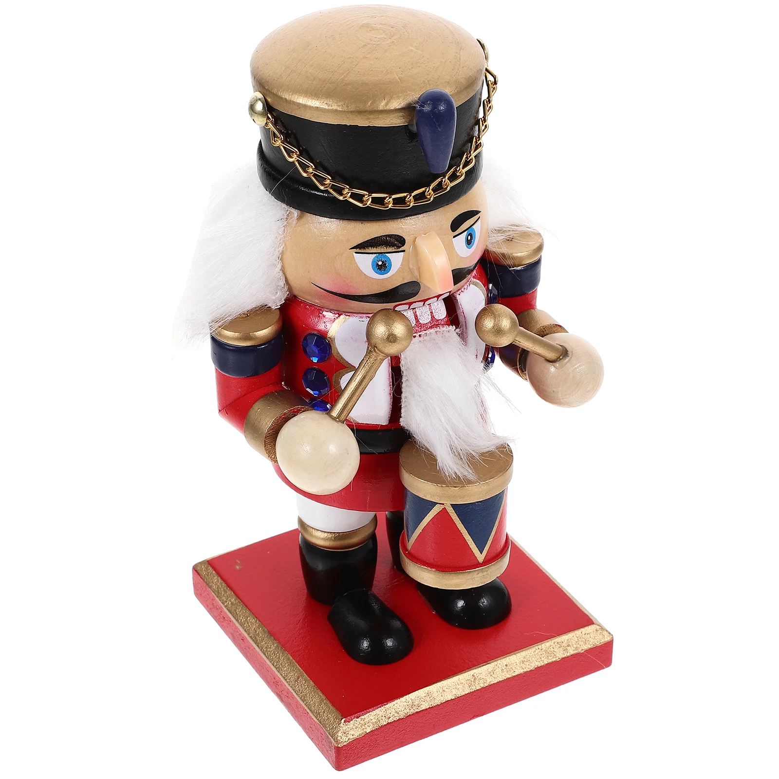 

Christmas Nutcrackers Figure Soldier Ornament Figures Outdoor Xmas Decor Wood Miss