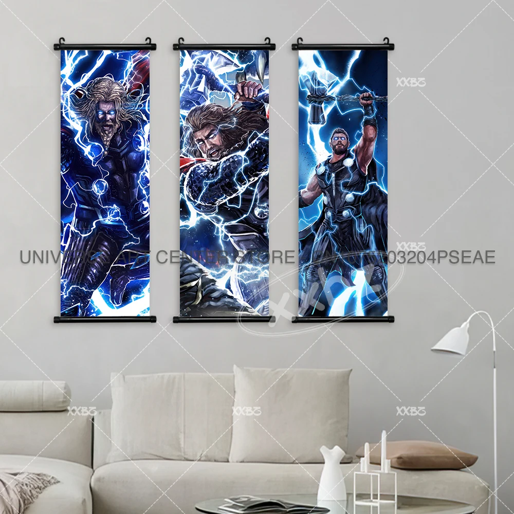 Thor Posters Odinson Hanging Painting The Avengers Home Decoration Marvel Scrolls Picture Latest Gift Berserkers Wall Artwork