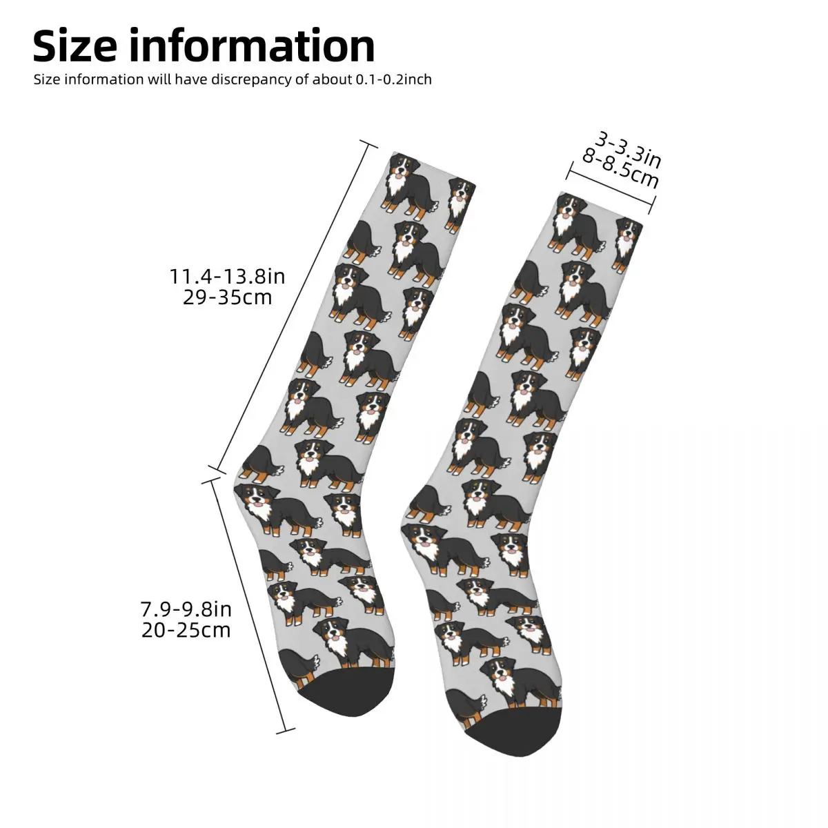 Bernese Mountain Dog. Socks Harajuku Super Soft Stockings All Season Long Socks Accessories for Unisex Gifts