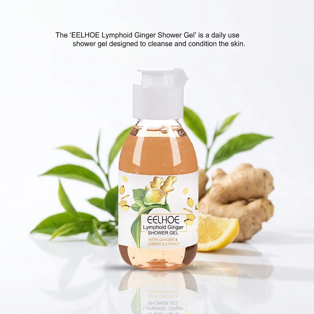 EELHOE Ginger Soothing Body Wash, cares for skin with gentle nourishment to brighten and revitalize supple skin