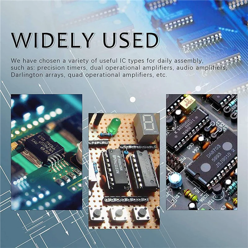 

B92B-80Pcs (40Pcs 74Hcxx + 40Pcs 74Lsxx) Ассортимент логических микросхем серии Цифровой интегрированный чип