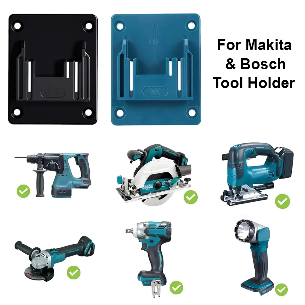 أداة حامل قفص الاتهام جبل تخزين الرف لماكيتا/بوش 18 فولت تحديد الأجهزة أداة حامل آلة الحفر تخزين قوس فتحات حامل #1