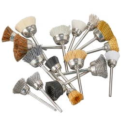 Polishing Wheel Brush 10pcs 3.mm Shank Wire Brush For Dremel Rotary Tools Accessories