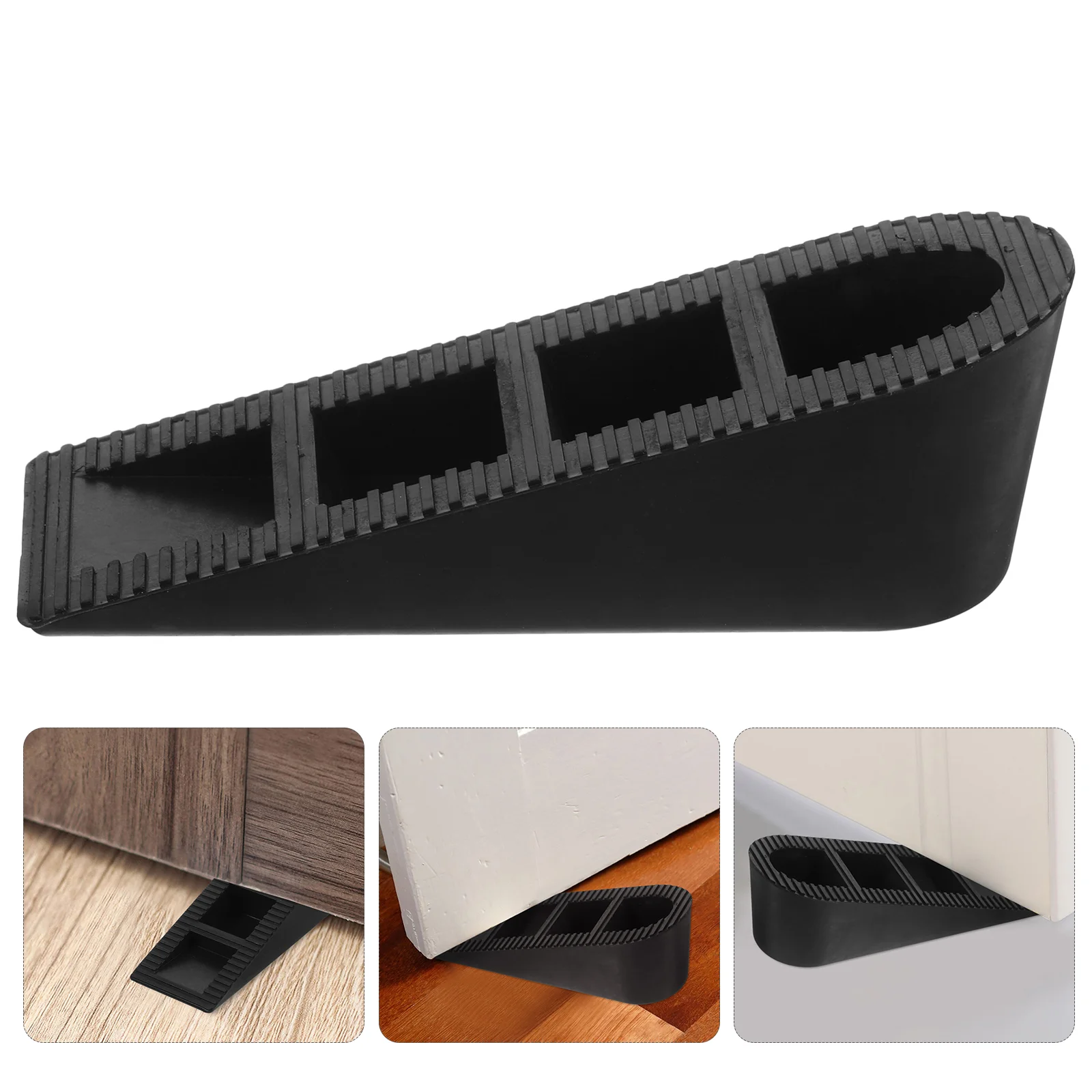 Door Block Rubber Stopper Heavy Duty Anti-collision Household Home Wedge Practical Child