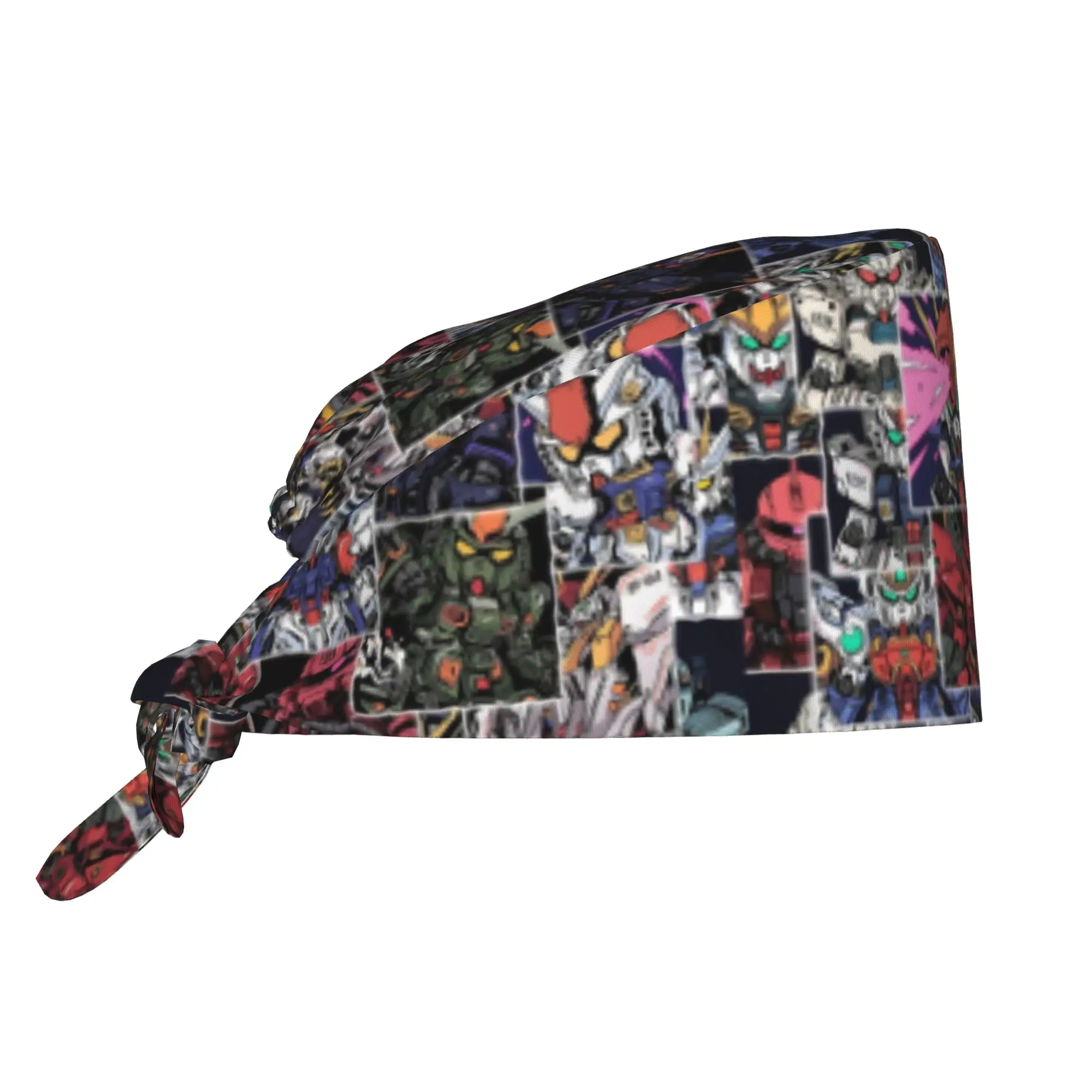

Custom Gundam Manga Japan Medical Staff Scrubs Hat Unisex Classical Doctor Nursing Surgical Cap Scrub Caps