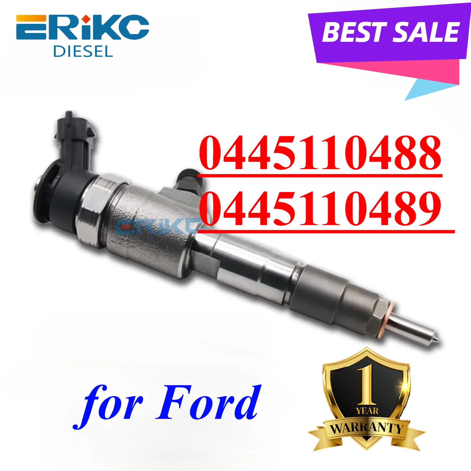 

0445110489 Форсунка Common Rail 0445110488 Распылитель моторного масла 1745052 Впрыск топлива в сборе для Ford Fiesta 1.5 Turbo CV8Q-9F593AA