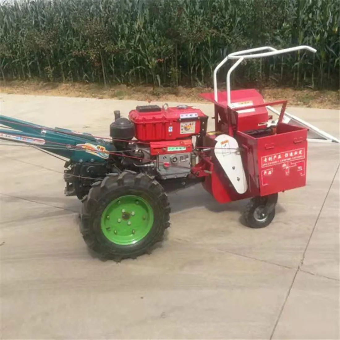 

New Straw Harvester Hand-held Self-propelled Corn Harvesting I Machine Multifunctional Corn Harvesting and Picking Customization