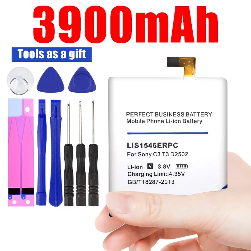 3900mah Lis1546erpc Battery for Sony Xperia C3 T3 D2533 M50w D5103 S55t S55u D2502