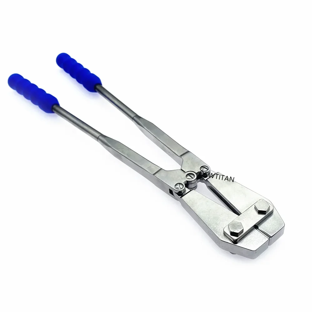 Duże szczypce do cięcia drutu ze stali nierdzewnej Kirschner Pin Cutter Silikonowy uchwyt Instrument do chirurgii ortopedycznej — zdjęcie 5