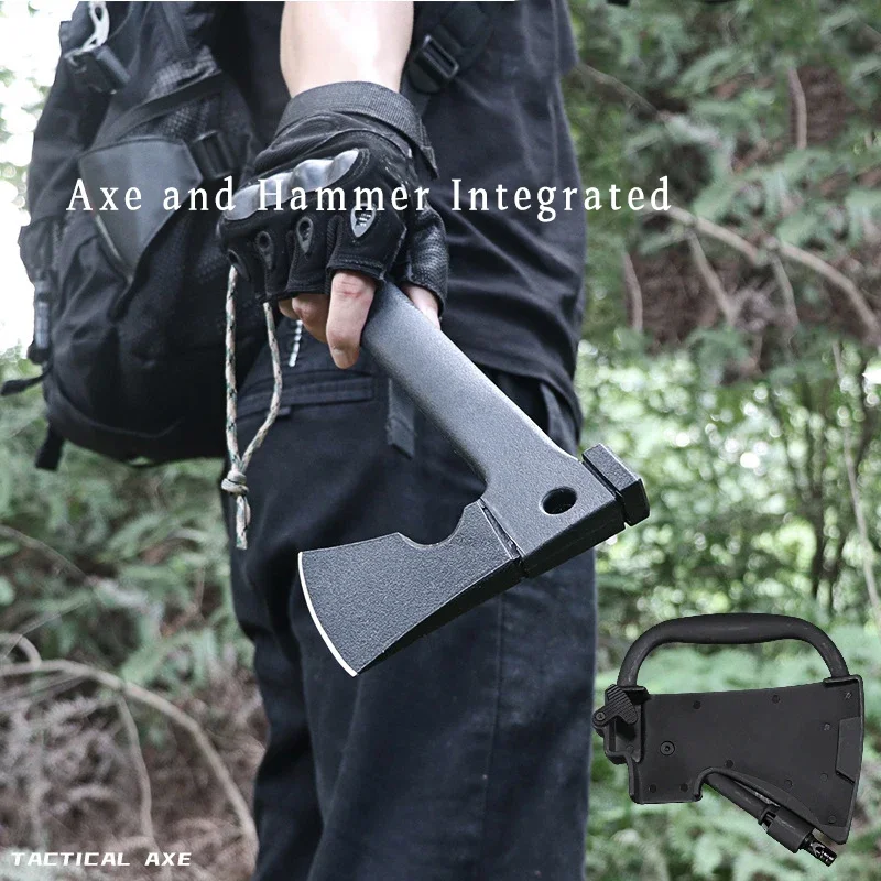 Multifunctional Camping Tactics, Outdoor Jungle Cutting, Logging, Firefighting, Camping, Vehicle Mounted Axe