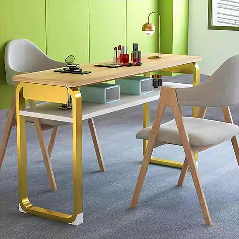 

Японский кремовый стиль, роскошный маникюрный профессиональный стол для приемника, многофункциональная мебель для хранения, FYMT