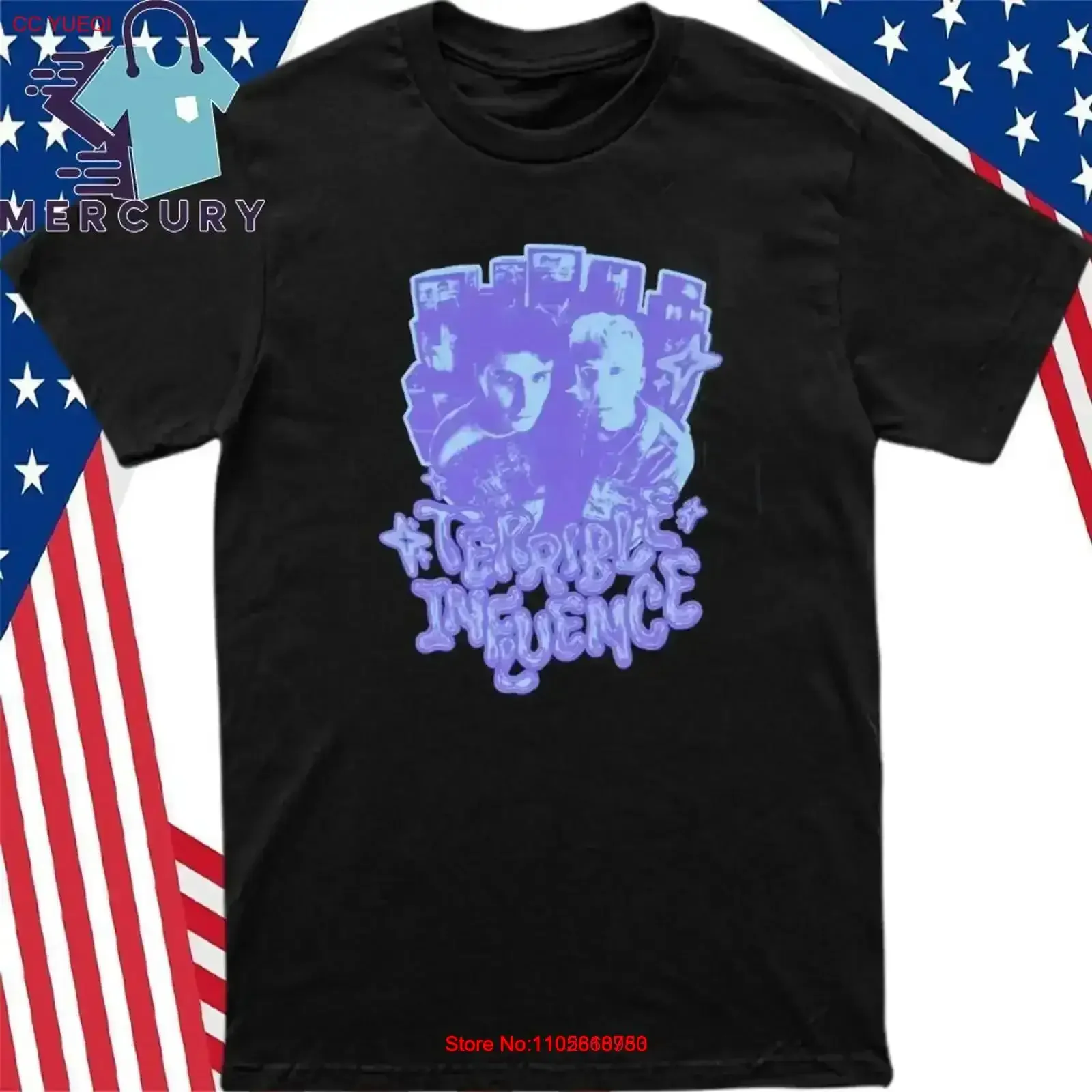 Dan And Phil Terrible Influence Tour 2025 T Shirt vintage Washed homme Top For Everyday Wear Stylish Comfortable Slightly Soft