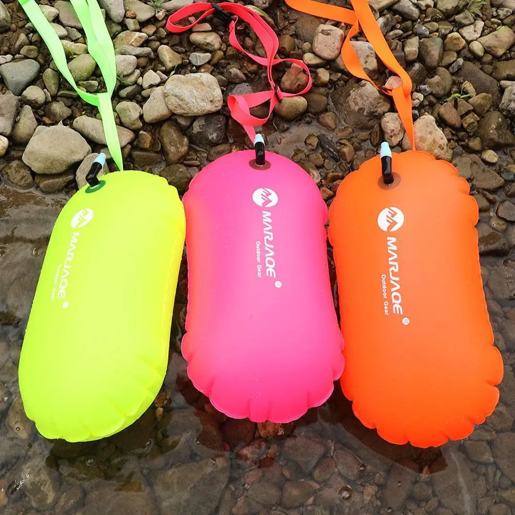 

1pc Diving Drifting Package Thickened Swimming Float Bag Buoy Anti Drowning Float Ball Swimming Bag Water Sport Safety Bags PVC