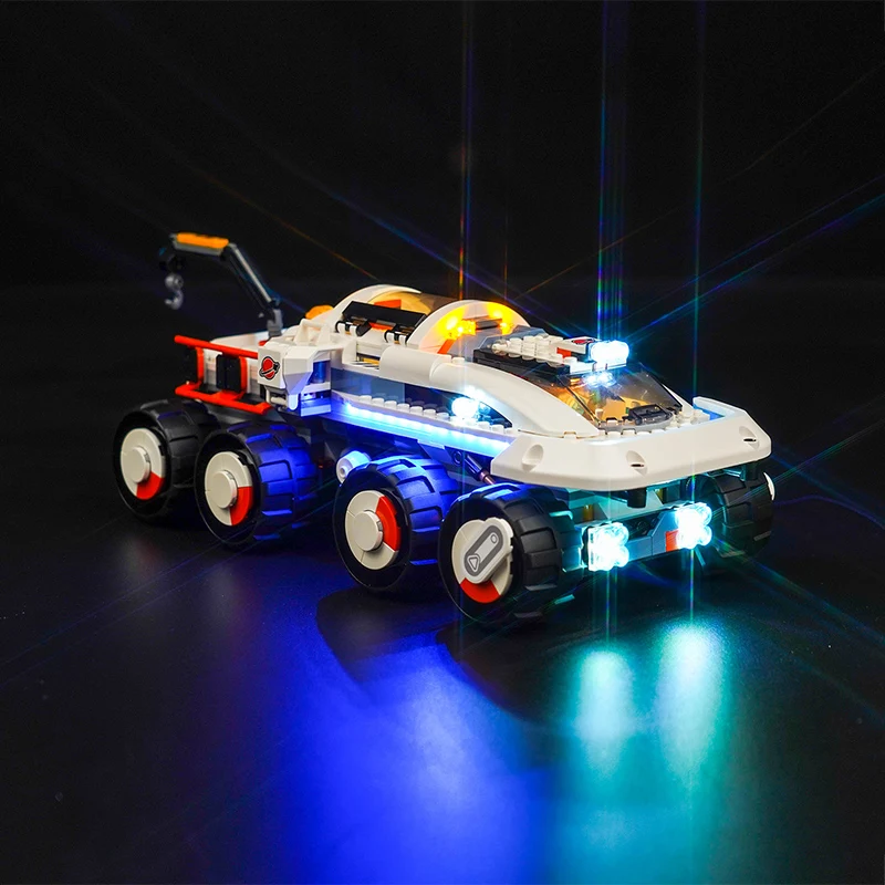 Brick Bling LED light 60432 set is suitable for Command Rover and Crane Loader building blocks (lighting only)