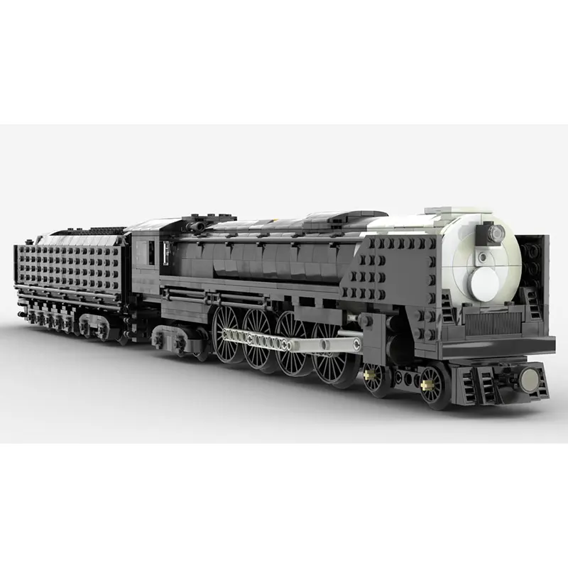 1579PCS MOC- 218809   Blocos de construção de trem técnico clássico, menino grande, locomotiva a vapor, conjuntos de trilhos ferroviários, brinquedos infantis diy para nascimento
