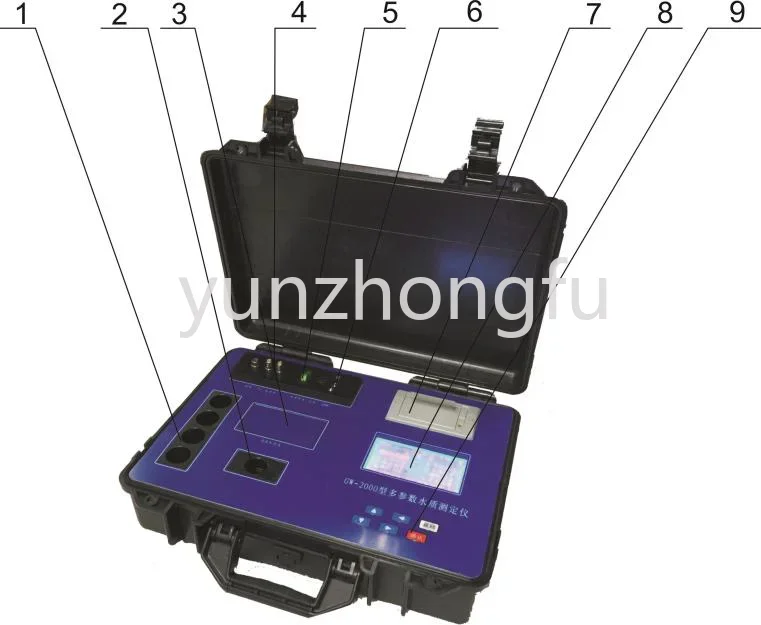 Multiparameter Water Quality Meter Mini COD BOD Ammonia Nitrate Test Set Instruments