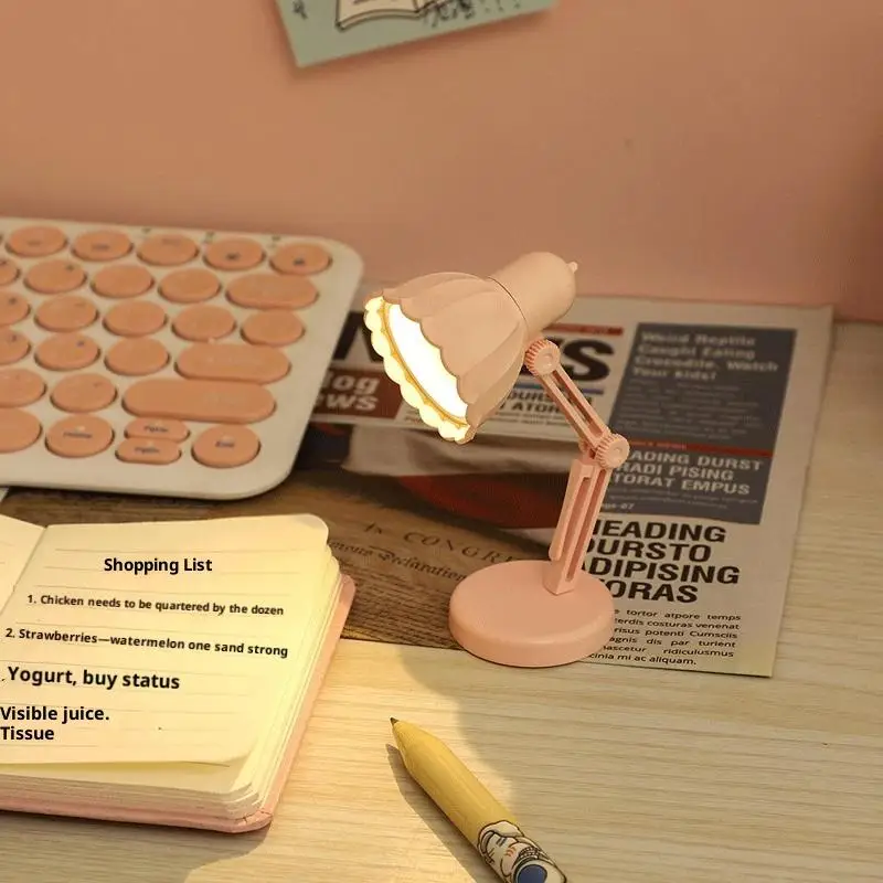 

1 шт. светодиодный светильник для книг с зажимом, настольная декоративная настольная лампа, лампа для чтения книг для защиты глаз ночью с батарейками