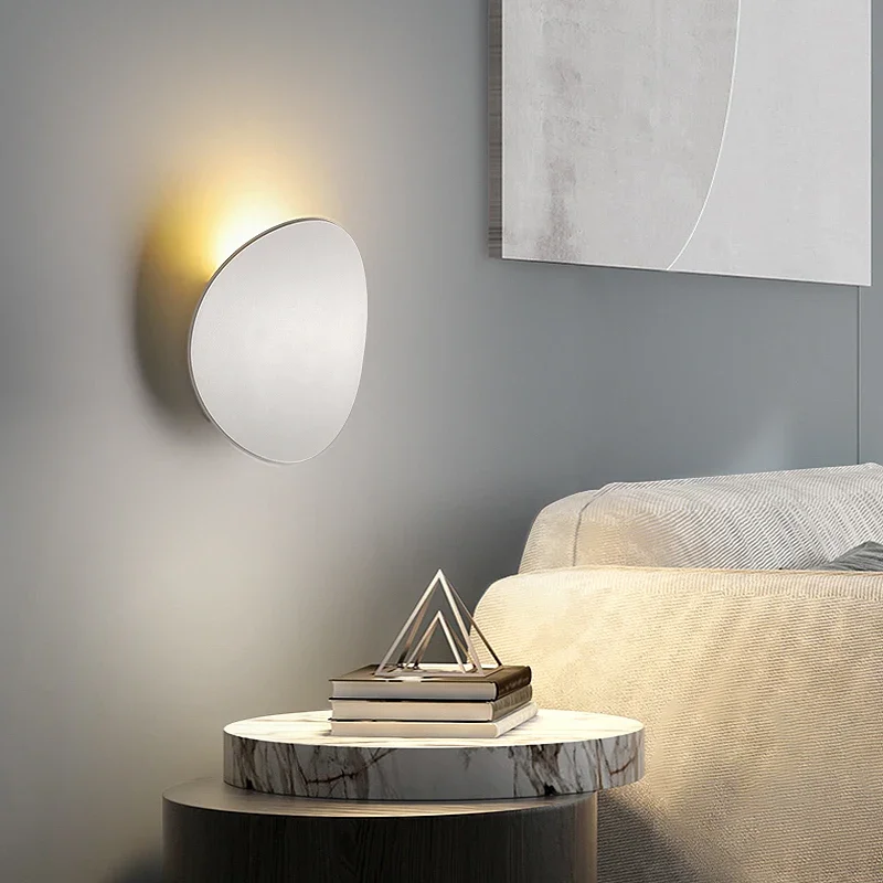 

Modern Simple Bedroom Bedside Wall Lamp Nordic Personality Creative Living Room Corridor Background Home Decor Light Fixtures