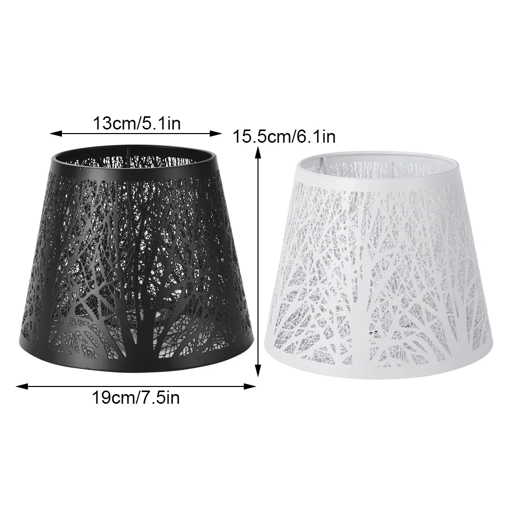 Table Lamp Shade Night Stand Accessories Floor Lamp Cover E27 E26 Universal Trendy Home Decor Wrought Iron Lampshade Shell Light