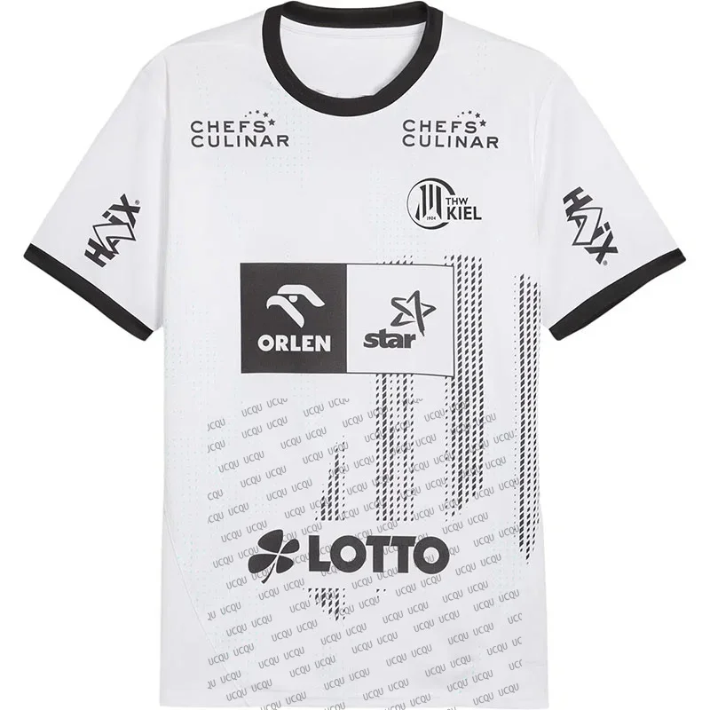 Temporada 24/25 THW Kiel Home Handball Jersey moda Casual suelta camiseta deportiva adulto ropa deportiva de secado rápido