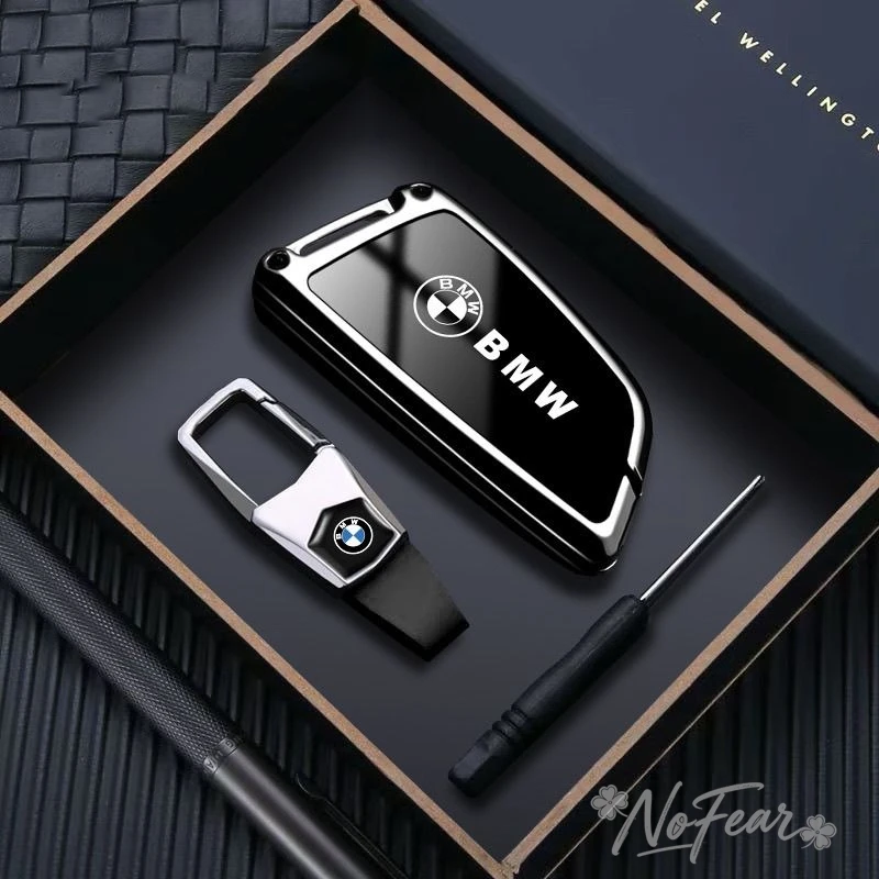 

Zinc alloy Car Remote Key Case Cover Bag for BMW X1 X3 X5 X6 X7 1 3 5 6 7 Series G20 G30 G11 F15 F16 G01 G02 F48 Car stickers