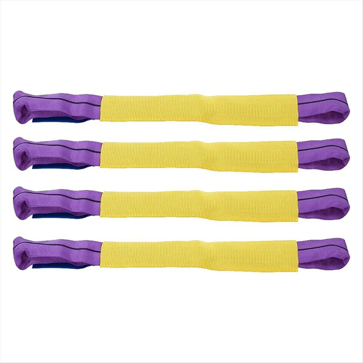 ABZT 4pcs Tie Down Straps Soft Loop Tie Down Straps Heavy Duty Tie Down Axle Straps Car Retractable Tie Down Loops