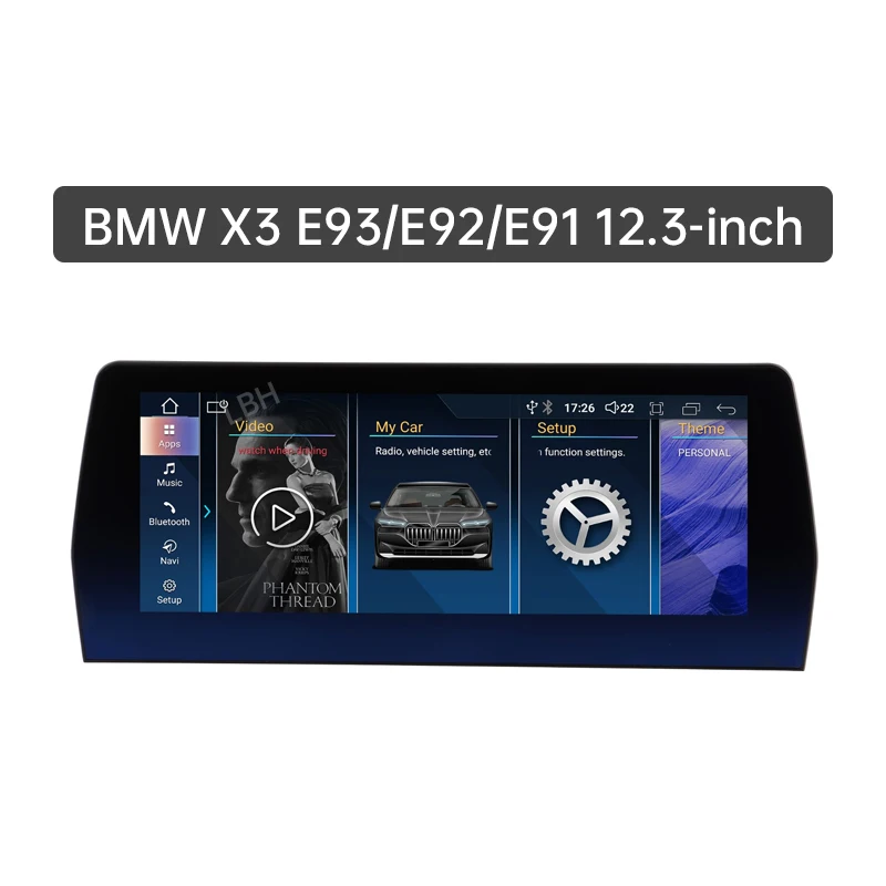 

Для BMW X3 E93/E92/E91 03-09 5,5-дюймовый экран мультимедийного плеера Android интеллектуальная система HD экран дисплея