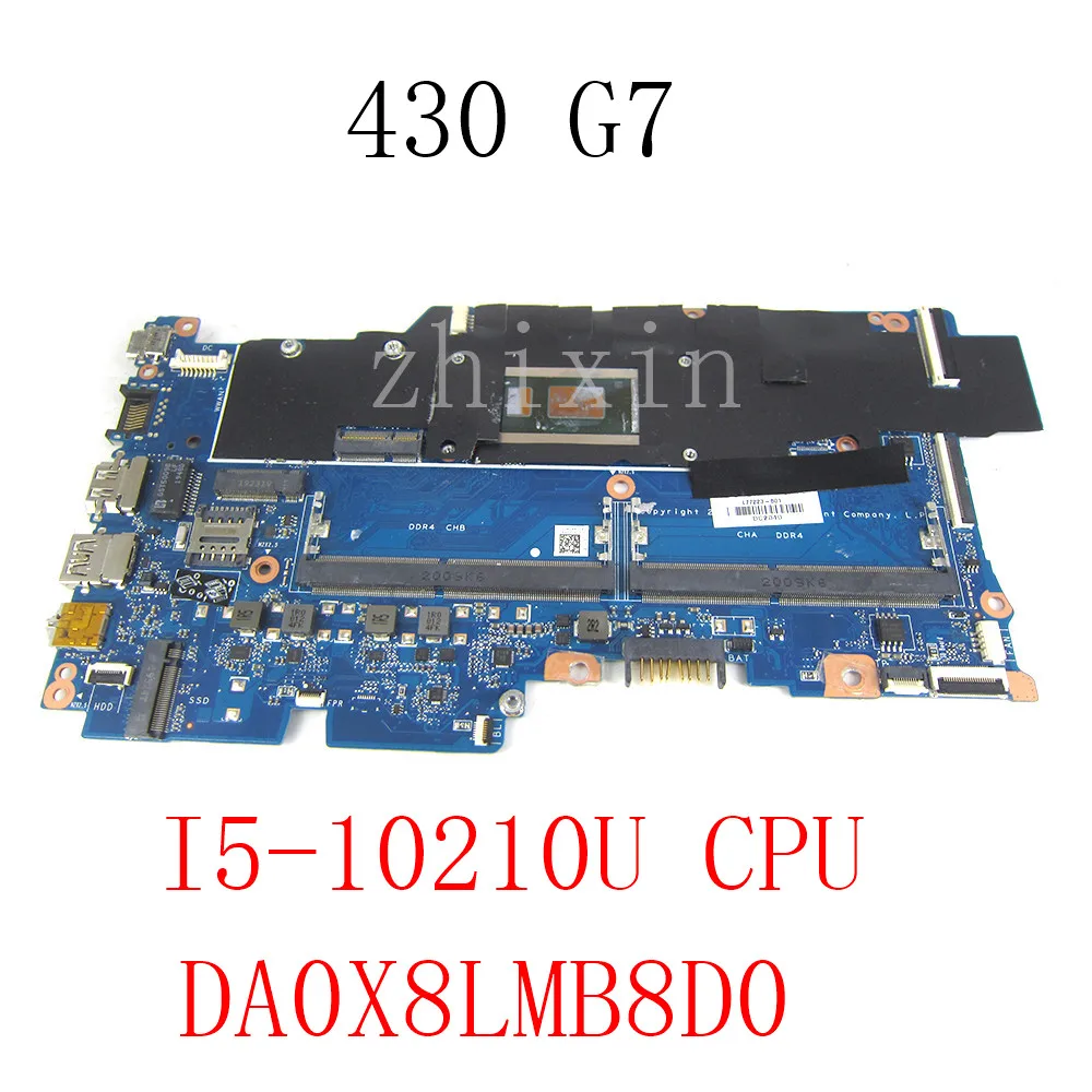 Placa base para portátil HP ProBook 430 G7, con i5-10210U, CPU, L77223-601, DA0X8LMB8D0, prueba completa