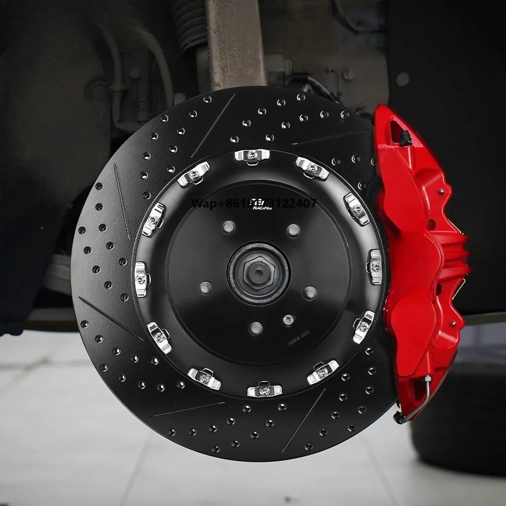 

TEI S60 Plus 6 Piston Brake Caliper Big Brake Upgrade R19 R20 R21 Car Wheel Front Car Brake Kit for X5 E53 E70 F15 G05