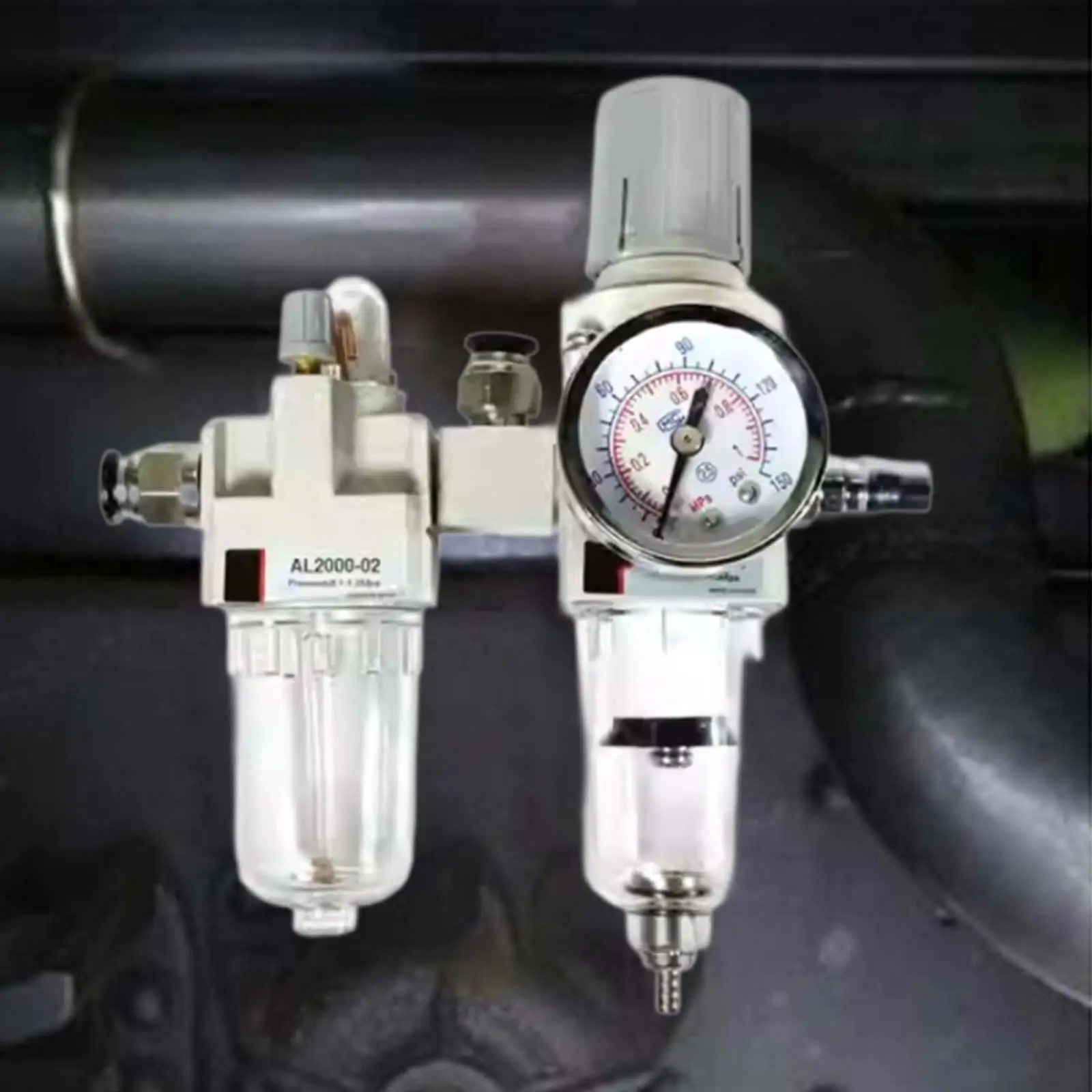 

Tire Sealer Machine Oil Water Separator Durable PP Material Clean Air Supply for Liquid Tire Sealer Jobs