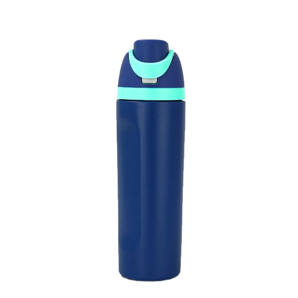 

19/24/32 Oz Sports Thermos Cup Bouncing Lid Double Layer Insulated Water Bottle Leakproof 304 Stainless Steel Vacuum Flasks