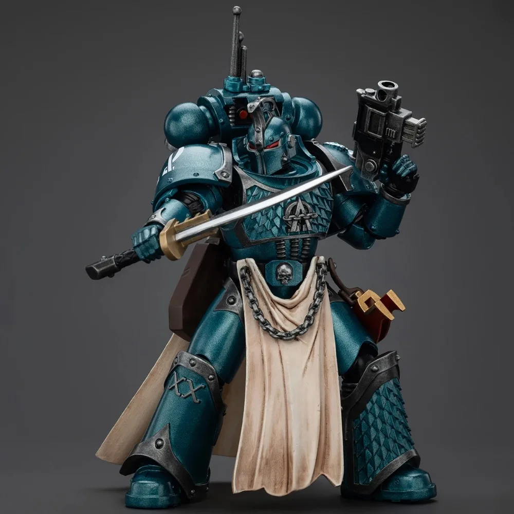 JOYTOY 1/18 Warhammer Alpha légion légion Praetor avec épée de puissance Anime figurine modèle jouets Collection poupée cadeaux