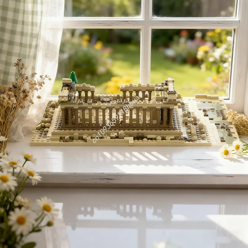 

1513pcs MOC Parthenon Architectureed Model Building Blocks Construction DIY Creative Christmas Gifts Idea Toy Kids Birthday