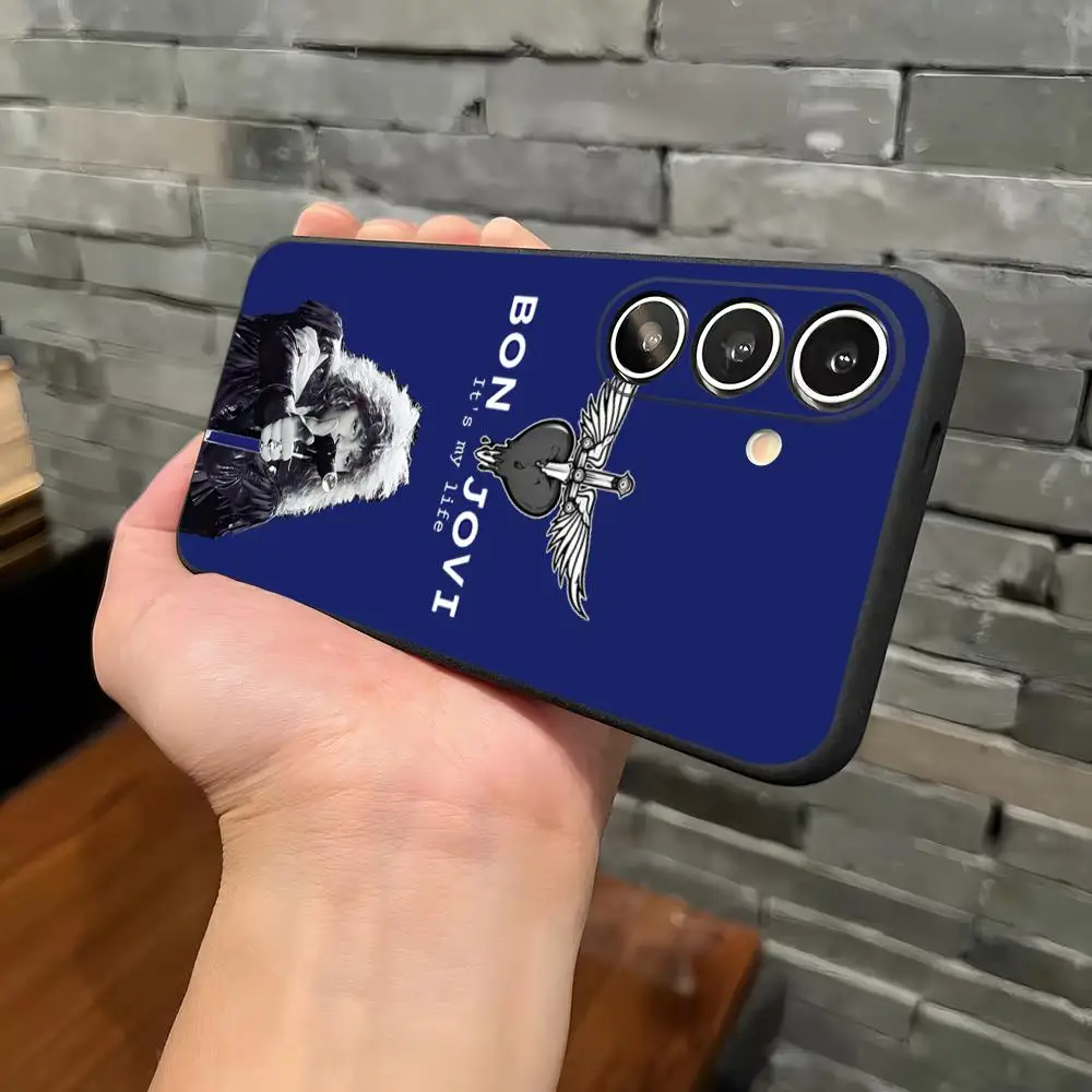 Rock Band B-BonS Jovi Phone Case For Samsung S26 S25 Plus S20 S20 Plus S22 Ultra S23 FE S21 Plus S21 Ultra Soft Cover