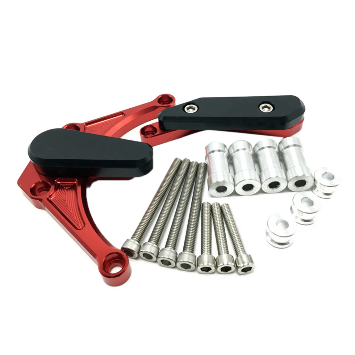 Red Engine Cover Stator Case Guard CNC Frame Slider Falling Protection for Yamaha YZF-1000 R1