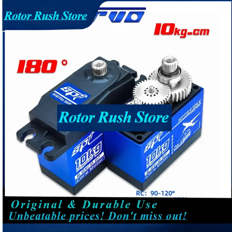 RoRuSSPT 5410LV 180 10kg Metal Gear Standard Digital For RC Car FPV Drones 1:10 1:12 Fix-wing Robot Fixed Wing Aircraft