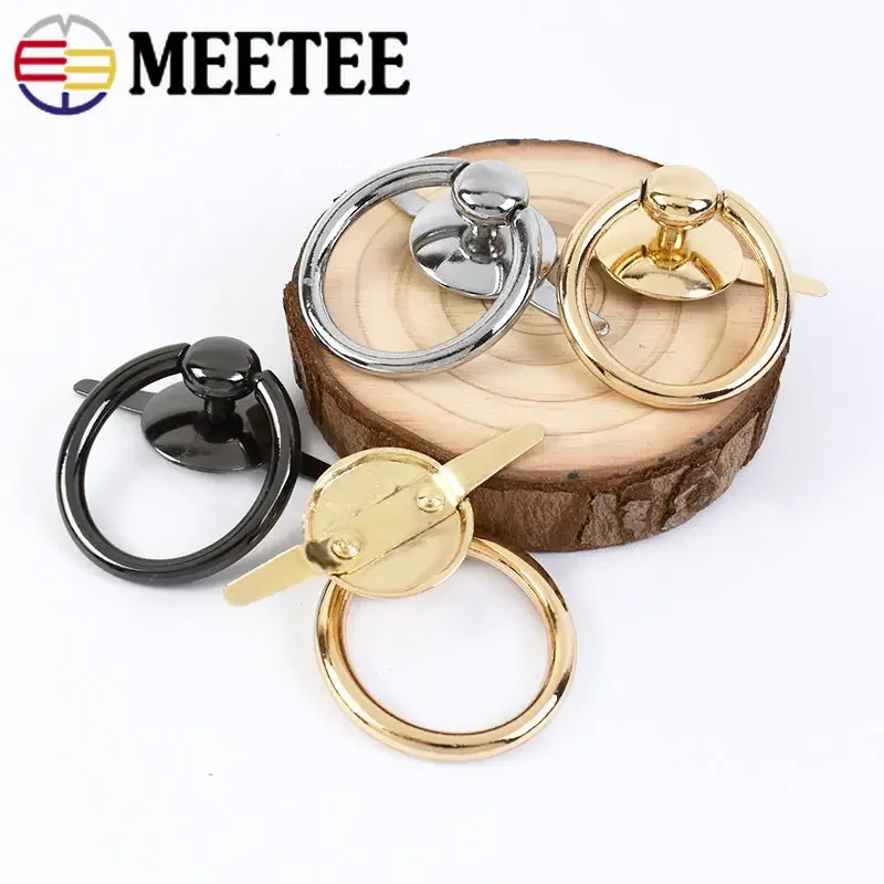 4/10Pcs 25mm Bag Hanging  Buckles Female Bags Side Clip Hook Chain Nail Ring Clasp DIY Luggage Strap Decor Hardware Accessories