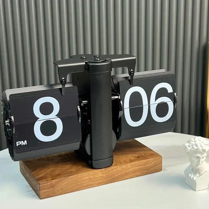 

Intelligent multi-function automatic mechanical page turning clock, children's and students' timers, alarm clocks