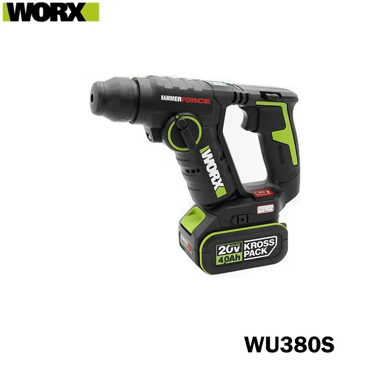 WORX Electric Drill WU380S Electric Hammer Impact Drill Multifunctional Cordless Power Tool