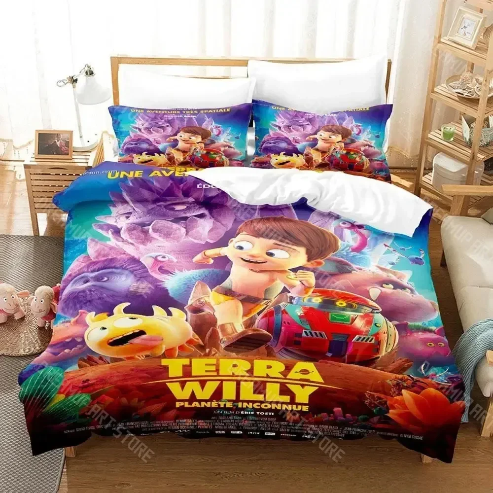 Exquisite 3D Print Terra Willy Bedding Set Single Twin Full Queen King Size Bed Set Adult Kid Bedroom Duvet Cover Sets 3D Anime