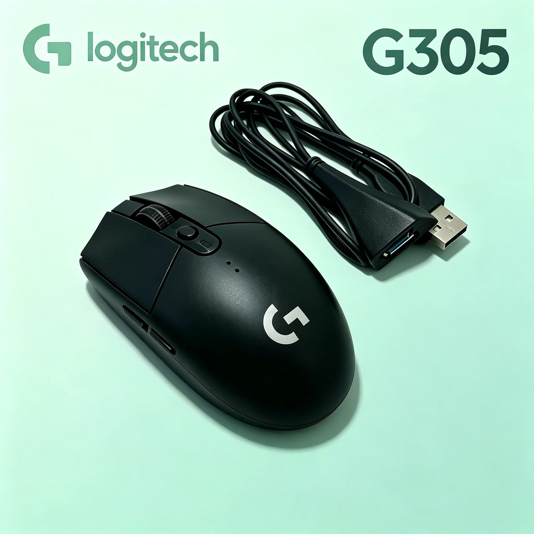 Logitech G305 LIGHTSPEED Wireless Gaming Mouse, USB Extension Cable Optimizes Wireless Connection Stability, Perfect Choice For